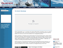 Tablet Screenshot of glacier-tech.com